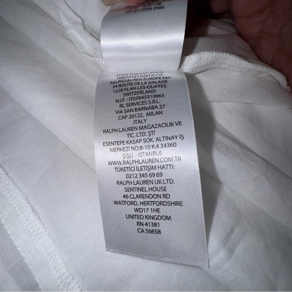 Lauren Ralph Lauren Twist-Front Cotton Shirt Dress
Women's Size 4 White Chic - Picture 15 of 16